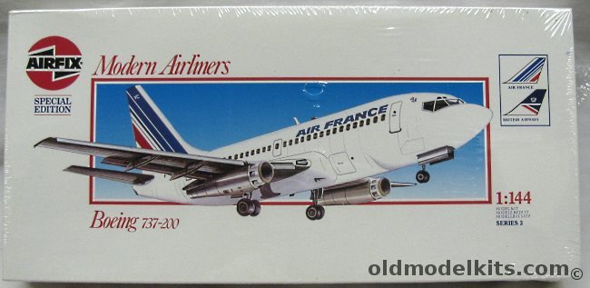 Airfix 1/144 Boeing 737 'Special Edition' - Air France or British Airways, 03181 plastic model kit